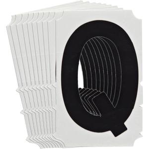 Quick-Align® Individual Gothic Number & Letter Labels - Q, Black, 4"