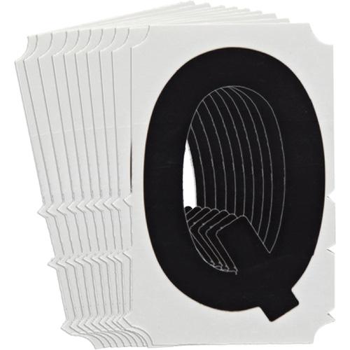 Quick-Align® Individual Gothic Number & Letter Labels - Q, Black, 4"
