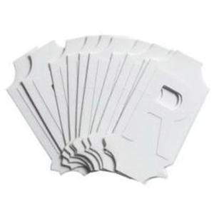 Quick-Align® Individual Gothic Number & Letter Labels - R, White, 4"