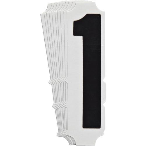 Quick-Align® Individual Gothic Number and Letter Labels - 1, Black, 6"