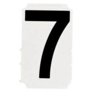 Quick-Align® Individual Gothic Number and Letter Labels - 7, Black, 6"