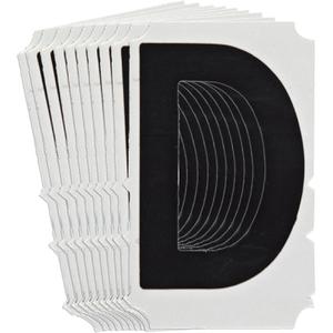 Quick-Align® Individual Gothic Number and Letter Labels - D, Black, 6"
