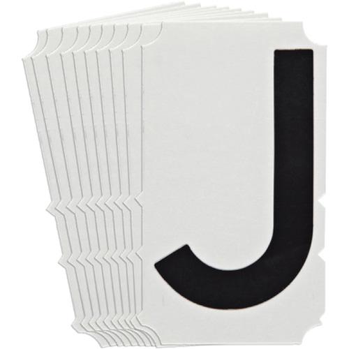 Quick-Align®Individual Gothic Number and Letter Labels - J, Black, 6"