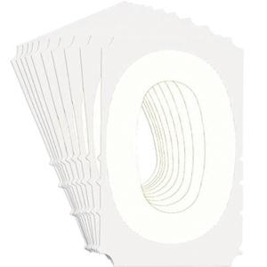 Quick-Align® Individual Gothic Number and Letter Labels - 0, White, 6"