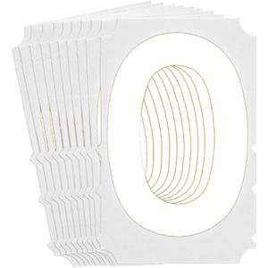 Quick-Align® Individual Gothic Number & Letter Labels - O, White, 6"