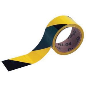 Marking Tape - Black and Yellow, Vinyl, 2", 54'