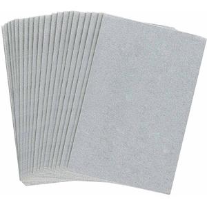 Reflective Individual Number & Letter Labels - Blank, Silver, 1"