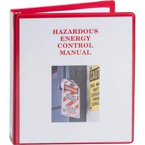 Lockout Energy Control Manual Volume - English, Brass, Red, Electrical
