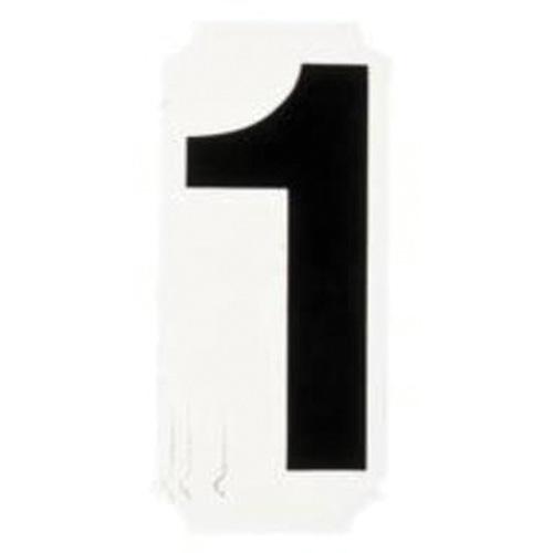 Quick-Align® Individual Number and Letter Labels - 1, Black, 1"