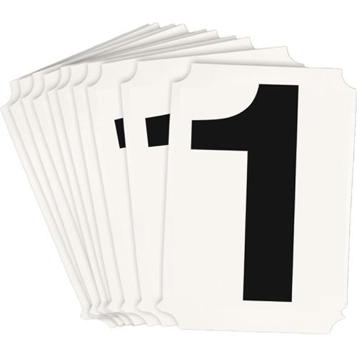 Quick-Align® Individual Number and Letter Labels - 1, Black, 3"