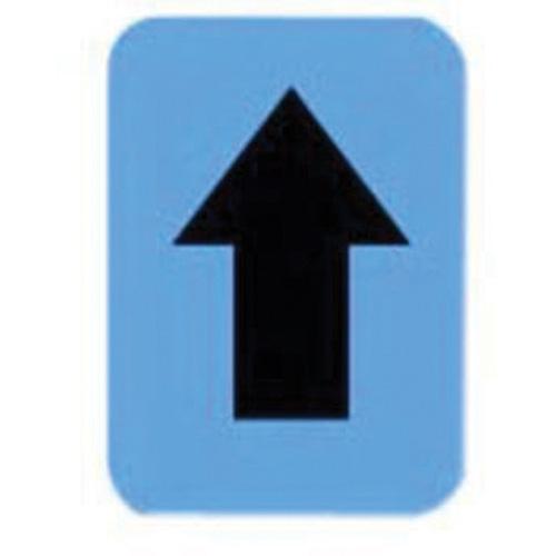 Quick-Align® Individual Number and Letter Labels - Arrow Symbol, Black, 3", Uppercase