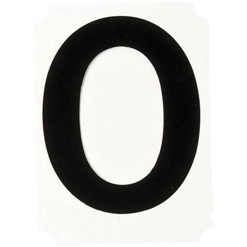 Quick-Align® Individual Number and Letter Labels - 1, Black, 4"