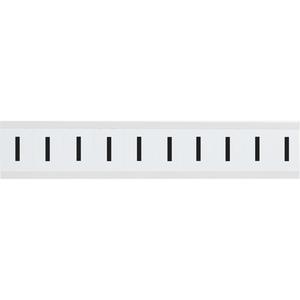 Individual Number and Letter Labels - I, Black on White, 1", 10