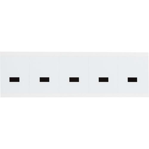 Individual Number & Letter Labels - Dash (-), Black on White, 2", 5