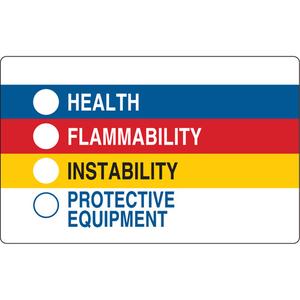 "Protective Equipment" Self-Laminating Labels - Paper, Roll, 1-7/8", 3"