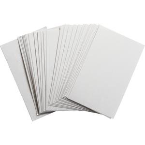 Overlay for GHS Labels - Polyester, Sheet, 2-1/2", 4", Clear, Pack, 100