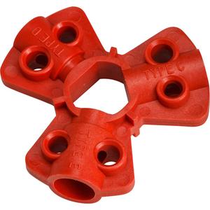 Pneumatic Quick-Disconnect Lockout - Red, Fibreglass Reinforced Nylon, 2.75"