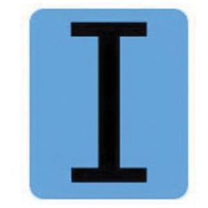 Condensed Quick-Align®Individual Gothic Number and Letter Labels - I, Black, 2"