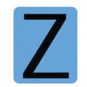 Condensed Quick-Align® Individual Gothic Number & Letter Labels - Z, Black, 2"