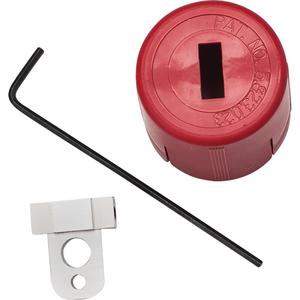 Lockout for Mini SMC AR3000/NAR3000 - Red, Aluminum, Fibreglass Reinforced Nylon