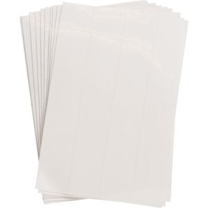 Lock Label Overlaminate - Polyester, Blank, 6", 1", Package, 10, '-40 °F to 194 °F