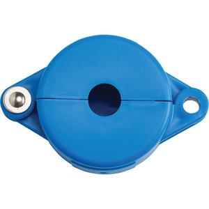 Valve Lockout - Gate, Polypropylene, Blue, Mechanical Risk, Danger Locked Out Do Not Remove