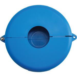 Valve Lockout - Gate, Polypropylene, Blue, Mechanical Risk, Danger Locked Out Do Not Remove