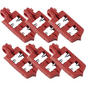 Snap-On Lockout - Circuit Breaker, Red, Nylon, Electrical, 120 V