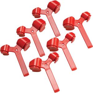 Fuse Blockout Device - Circuit Breaker, Red, ABS Plastic, Electrical