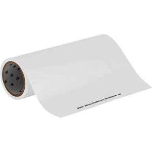 Blank with Arrow Roll Form Pipe Markers - Vinyl, Black on Clear, 2-1/2" - 6", Cuttable, 12", Direction Only, Self-Adhesive, 360"