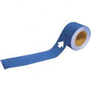 Blank Pipe Markers with Arrows - Plastic, White on Blue, 2-1/2" - 6", 2", 12", Direction Only, Self-Adhesive