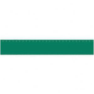 Blank Pipe Markers - Vinyl, Green, 0" - 3/4", 1/2", 2-1/4", None, Self-Adhesive, 28