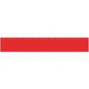 Blank Pipe Markers - Vinyl, Red, 0" - 3/4", 1/2", 2-1/4", None, Self-Adhesive, 28