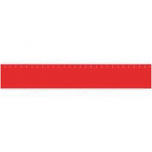 Blank Pipe Markers - Vinyl, Red, 0" - 3/4", 1/2", 2-1/4", None, Self-Adhesive, 28