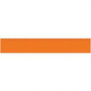 Blank Pipe Markers - Vinyl, Orange, 0" - 3/4", 1/2", 2-1/4", None, Self-Adhesive, 28