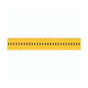 "Acid" Semi-Conductor & Chemical Pipe Markers - Vinyl, Black on Yellow, 0" - 3/4", 1/2", 2-1/4", 1/4", English, Self-Adhesive, 28
