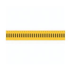 "Ammonia" Semi-Conductor & Chemical Pipe Markers - Vinyl, Black on Yellow, 0" - 3/4", 1/2", 2-1/4", 1/4", English, Self-Adhesive, 28