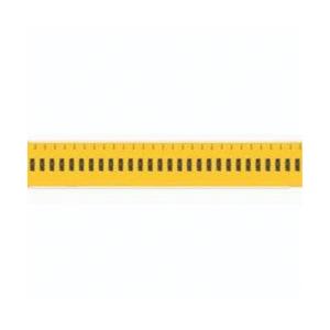 "Argon" Semi-Conductor & Chemical Pipe Markers - Vinyl, Black on Yellow, 0" - 3/4", 1/2", 2-1/4", 1/4", English, Self-Adhesive, 28