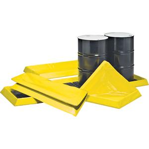 Spillpal™ Flexible Workstations Without Grates - 14 US gal., Foam Wall, 2