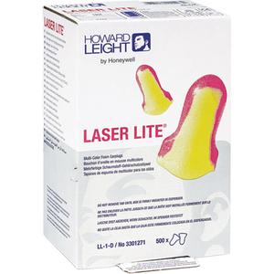 Howard Leight™ Laser Lite® Earplugs - Uncorded, 32, One-Size, Meets/Exceeds CSA Class AL, Bulk - Box, 500, Bulk Refills