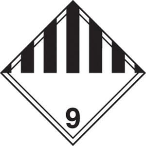 TDG Shipping Labels - 9, Misc. Dangerous Goods, 9, 4", 4"