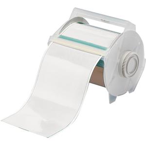 Printer Tape - Vinyl, Clear, 4", GlobalMark®