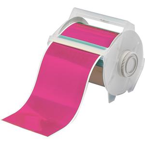 Printer Tape - Vinyl, Pink, 1.125", GlobalMark®
