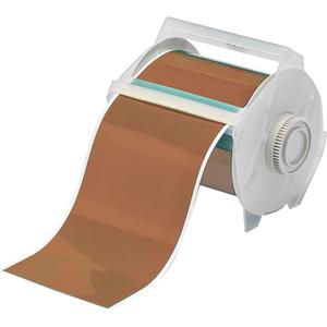 Printer Tape - Vinyl, Brown, 0.5", GlobalMark®