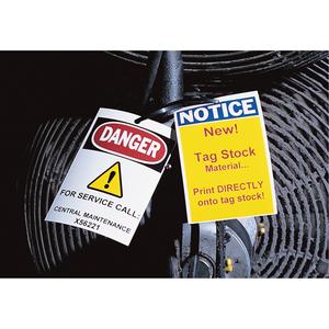 Printer Tape - Tag Stock Supply Non-Adhesive, White, 2.5", GlobalMark®