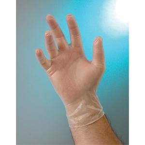 Examination Grade Gloves - Small, X-Large, Vinyl, 9", 4-mil, Untextured, Clear, Powder-Free, None, Class 2, Unrated, 10 Boxes