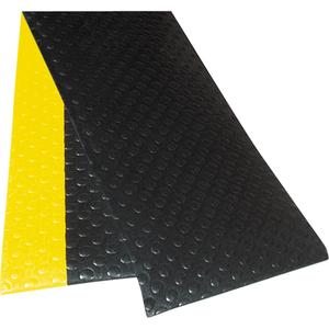 No. 417 Bubble Sof-Tred™ with Dyna-Shield™ Mats - 2', 3', 60', 1/2", Black, PVC, Dry, Solid, Bubbled, 1/2"