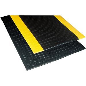 No. 419 Sof-Tred™ with Dyna-Shield™ Mats - 2', 3', 60', 1/2", Black, PVC, Dry, Solid, Diamond, 1/2"