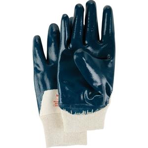 Nitrotough N630 Gloves - X-Large/10, Large/9, Jersey, Nitrile, Dipped Palm, Fleece, Smooth, Pair, 144, Knit
