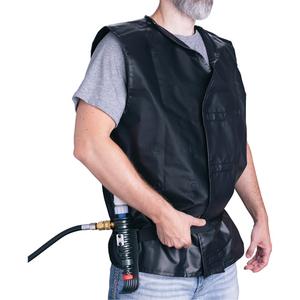 Vortex Cooling Vest - Black, Large, PVC, Vest Only